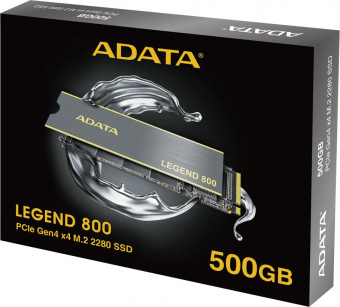 Накопитель SSD A-Data PCI-E 4.0 x4 500Gb ALEG-800-500GCS Legend 800 M.2 2280 от магазина РЭССИ