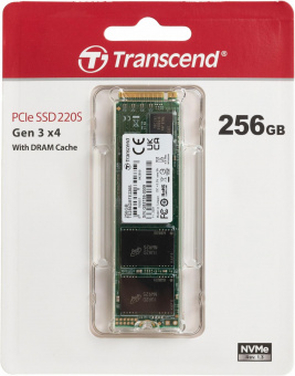 Накопитель SSD Transcend PCI-E 3.0 x4 256Gb TS256GMTE220S M.2 2280 от магазина РЭССИ