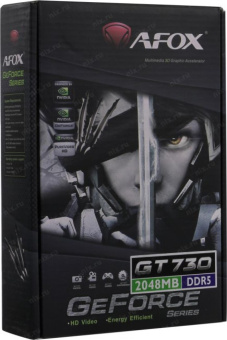 Видеокарта Afox PCI-E AF730-2048D5H5 NVIDIA GeForce GT 730 2Gb 128bit GDDR5 700/3200 DVIx1 HDMIx1 CRTx1 HDCP Ret от магазина РЭССИ