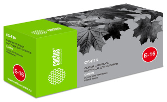 Картридж лазерный Cactus CS-E16 E-16 черный (2000стр.) для Canon FC100/200/300/PC800 от магазина РЭССИ