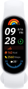Фитнес-трекер Xiaomi Smart Band 9 AMOLED корп.:серебристый рем.:серебристый (BHR8340GL ) от магазина РЭССИ