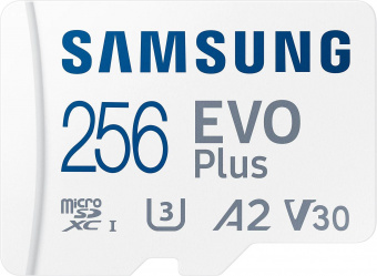 Флеш карта microSDXC 256Gb Class10 Samsung MB-MC256KA EVO PLUS + adapter от магазина РЭССИ