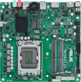 Материнская плата Asus PRO H610T D4-CSM Soc-1700 Intel H610 2xDDR4 mini-ITX AC`97 8ch(7.1) GbLAN+HDMI+DP от магазина РЭССИ