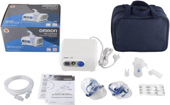 Ингалятор Omron NE-C28 Plus (NE-C28P-RU) компрессорный стационарный белый от магазина РЭССИ