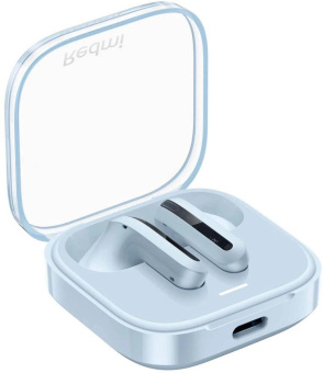 Гарнитура вкладыши Xiaomi Buds 6 Active M2344E1 синий беспроводные bluetooth в ушной раковине (BHR8394GL) от магазина РЭССИ