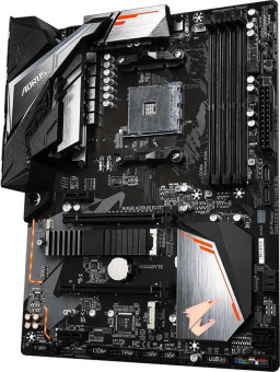 Материнская плата Gigabyte B450 AORUS ELITE V2 Soc-AM4 AMD B450 4xDDR4 ATX AC`97 8ch(7.1) GbLAN RAID+DVI+HDMI от магазина РЭССИ
