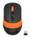 Картинка Мышь A4Tech Fstyler FG10 черный/оранжевый оптическая (2000dpi) беспроводная USB (4but) от магазина РЭССИ Мышь A4Tech Fstyler FG10 черный/оранжевый оптическая (2000dpi) беспроводная USB (4but) от магазина РЭССИ