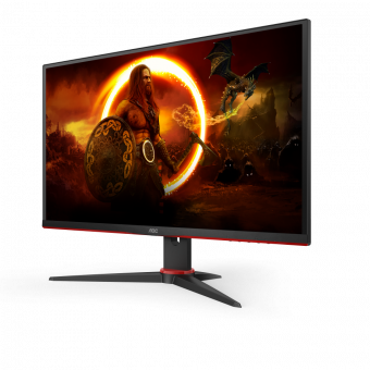 Монитор AOC 27" Q27G2E черный/красный VA LED 1ms 16:9 HDMI матовая 3000:1 250cd 178гр/178гр 2560x1440 155Hz FreeSync Premium DP 2K 4.43кг от магазина РЭССИ