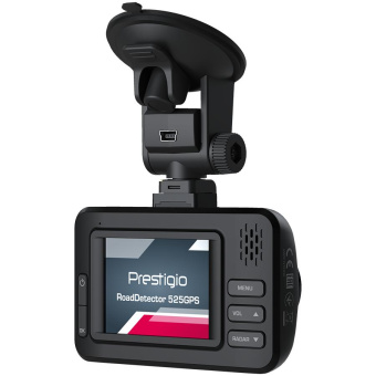 Видеорегистратор с радар-детектором Prestigio RoadDetector 525GPS GPS черный от магазина РЭССИ