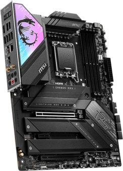 Материнская плата MSI MPG Z790 CARBON MAX WIFI II Soc-1700 Intel Z790 4xDDR5 ATX AC`97 8ch(7.1) 5Gigabit RAID+HDMI от магазина РЭССИ