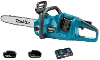 Электрическая цепная пила Makita DUC355PT2 дл.шины:14" (35cm) 2аккум. 5Ач ЗУ от магазина РЭССИ