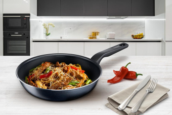 Сковорода ВОК (WOK) Tefal Force 4218628 круглая 28см покрытие: антипригарное ручка несъемная (без крышки) черный (9100048319) от магазина РЭССИ