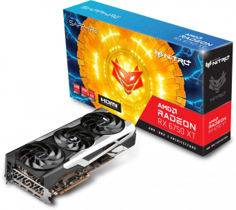 Видеокарта Sapphire PCI-E 4.0 11318-01-20G NITRO+ RX 6750 XT GAMING OC AMD Radeon RX 6750XT 12288Mb 192 GDDR6 2554/16000 HDMIx1 DPx3 HDCP Ret от магазина РЭССИ