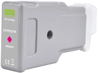 Картридж струйный Cactus CS-PFI321M PFI-321 M пурп.пигм. (300мл) для Canon imagePROGRAF TM-250/255/350/355 от магазина РЭССИ