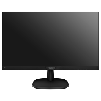Монитор Philips 23.8" 243V7QJABF (00/01) черный IPS LED 4ms 16:9 HDMI M/M матовая 1000:1 250cd 178гр/178гр 1920x1080 75Hz VGA DP FHD 3.5кг от магазина РЭССИ