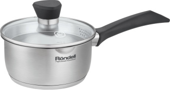 Ковш Rondell Strike Grey Ultra RDS-1946 1.3л. d=16см (с крышкой) стальной от магазина РЭССИ