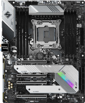 Материнская плата Asrock X299 STEEL LEGEND Soc-2066 Intel X299 8xDDR4 ATX AC`97 8ch(7.1) 2xGgE RAID от магазина РЭССИ