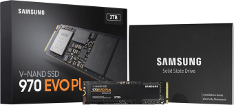 Накопитель SSD Samsung PCIe 3.0 x4 2TB MZ-V7S2T0B/AM 970 EVO Plus M.2 2280 от магазина РЭССИ