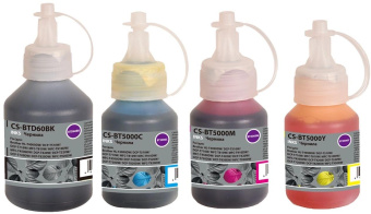 Чернила Cactus CS-BTD60/BT5000set голубой/пурпурный/желтый/черный набор 3x48мл для Brother HL-T4000DW, DCP-T510W, DCP-T710W, MFC-T810W, MFC-T910DW, MFC-T4500DW, DCP-T420W, DCP-T520W, DCP-T720DW, DCP-T820DW, MFC-T920DW от магазина РЭССИ