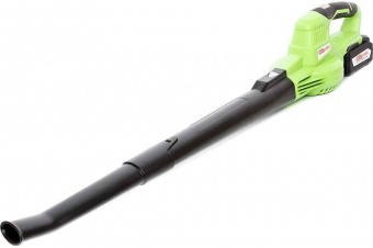 Воздуходувка-пылесос RedVerg RD-B18V пит.:от аккум. зеленый/черный от магазина РЭССИ