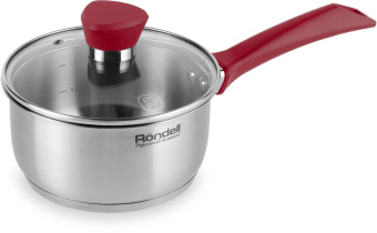 Ковш Rondell Strike RDS-811 0.9л. d=14см (с крышкой) стальной от магазина РЭССИ