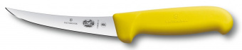 Нож кухонный Victorinox Fibrox (5.6608.12) стальной обвалочный лезв.120мм прямая заточка желтый от магазина РЭССИ