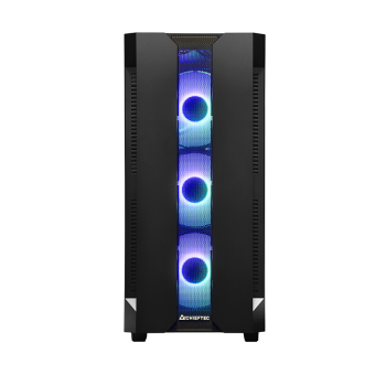 Корпус Chieftec Hunter черный без БП ATX 4x120mm 4x140mm 2xUSB3.1 audio bott PSU от магазина РЭССИ