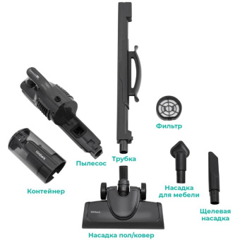 Вертикальный проводной пылесос Timberk 600 вт T-VCH-53 от магазина РЭССИ