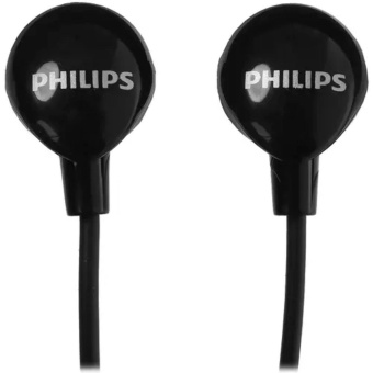 Гарнитура вкладыши Philips TAE1126BK/51 1.2м черный проводные в ушной раковине от магазина РЭССИ