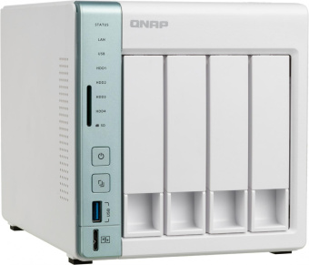 Сетевое хранилище NAS Qnap Original D4 PRO 4-bay настольный Celeron N3060 от магазина РЭССИ