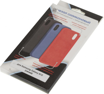 Чехол (клип-кейс) DF для Samsung Galaxy A12/M12 sOriginal-20 синий (DF SORIGINAL-20 (BLUE)) от магазина РЭССИ