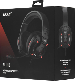 Наушники с микрофоном Acer Nitro OHW306 черный 2.1м мониторные оголовье (ZL.HDSEE.00E) от магазина РЭССИ