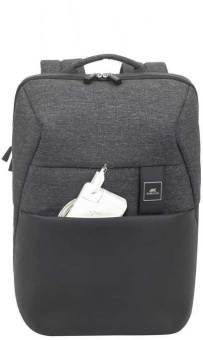 Рюкзак для ноутбука 15.6" Riva 8861 черный полиуретан/полиэстер от магазина РЭССИ