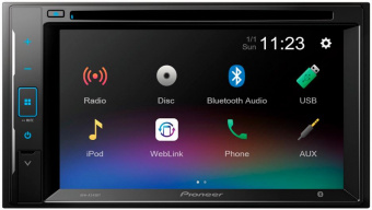 Автомагнитола CD DVD Pioneer AVH-A245BT 2DIN 4x50Вт от магазина РЭССИ