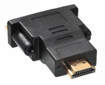 Переходник Buro HDMI-19M-DVI-I(F)-ADPT DVI-I(f) HDMI (m) черный от магазина РЭССИ