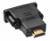 Переходник Buro HDMI-19M-DVI-I(F)-ADPT DVI-I(f) HDMI (m) черный от магазина РЭССИ