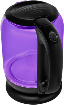 Чайник электрический Hyundai HYK-G5809 1.7л. 2200Вт фиолетовый/черный (корпус: стекло) от магазина РЭССИ