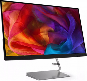 Монитор Lenovo 27" Q27q-1L темно-серый IPS LED 6ms 16:9 HDMI M/M 250cd 178гр/178гр 2560x1440 DisplayPort Ultra HD 2K (1440p) 5.29кг от магазина РЭССИ