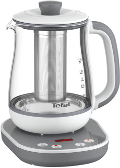 Чайник электрический Tefal BJ551B10 1.5л. белый корпус: стекло/пластик (7211004581) от магазина РЭССИ