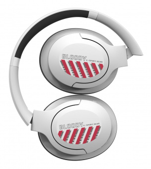 Наушники накладные A4Tech Bloody MH360 белый беспроводные bluetooth оголовье (MH360 WHITE) от магазина РЭССИ