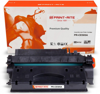 Картридж лазерный Print-Rite TFHAKEBPU1J PR-CE505A CE505A черный (2700стр.) для HP LJ P2055/P2035 от магазина РЭССИ