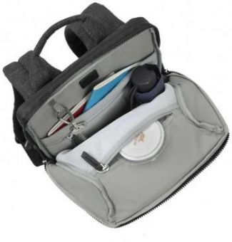 Рюкзак для ноутбука 13.3" Riva 8825 черный полиуретан/полиэстер от магазина РЭССИ