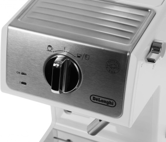 Кофеварка рожковая Delonghi ECP33.21.W 1100Вт белый от магазина РЭССИ