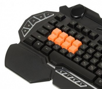 Клавиатура A4Tech Bloody B318 черный USB Multimedia for gamer LED (подставка для запястий) от магазина РЭССИ