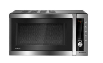 Микроволновая печь Centek СВЧ CT-1582 сталь 700W 20 л 8 программ таймер подсветка камера эмаль ЖК-дисплей от магазина РЭССИ