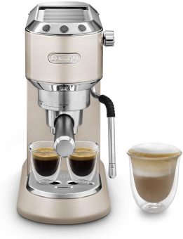 Кофеварка рожковая Delonghi Dedica Arte EC885.BG 1300Вт бежевый от магазина РЭССИ