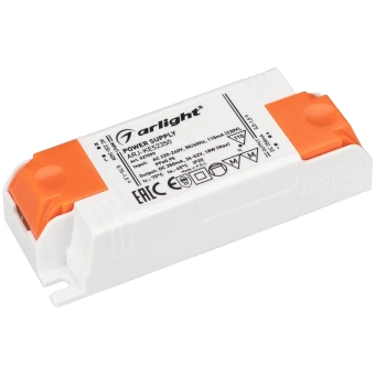 Блоки питания Драйвер светодиодный350mA 18W ARJ-KE52350 (027590) ARLIGHT Uвх.=220-240VAC, Uвых.=36-5 от магазина РЭССИ