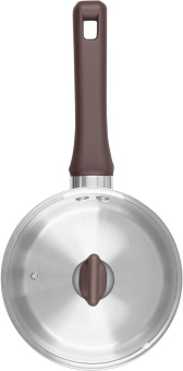 Ковш Rondell Fest RDS-1319 0.9л. d=14см (с крышкой) стальной от магазина РЭССИ