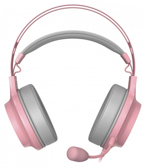 Наушники с микрофоном Edifier G4 TE розовый 2.5м накладные USB оголовье от магазина РЭССИ