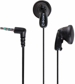 Наушники вкладыши Sony MDR-E9LP 1.2м черный проводные в ушной раковине (MDR-EX9LP/BZ1E) от магазина РЭССИ
